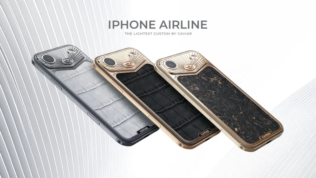 Bộ sưu tập AirLine Collection của Caviar gây chú ý với thiết kế mỏng nhẹ, sang trọng và được chế tác từ những vật liệu cao cấp như vàng khối, da cá sấu và titan (Ảnh: Internet)