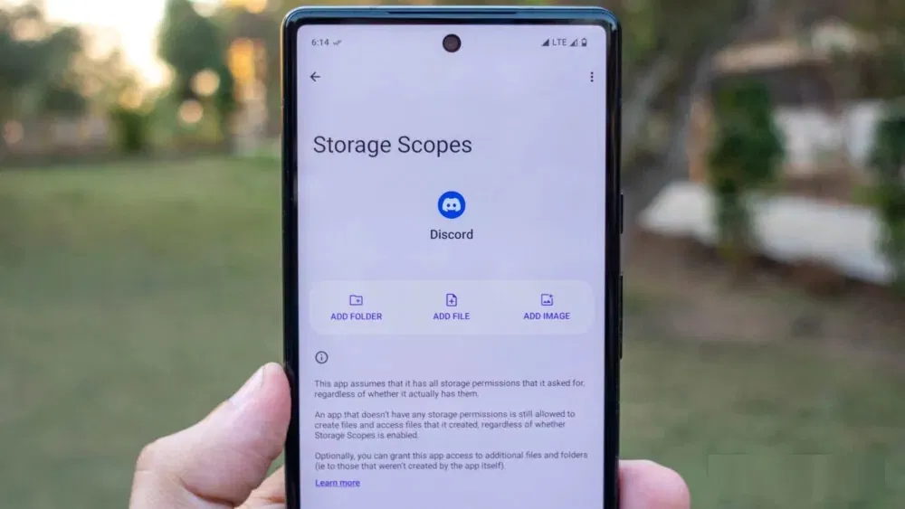Hệ điều hành GrapheneOS lưu trữ phạm vi cài đặt (Ảnh: Internet)