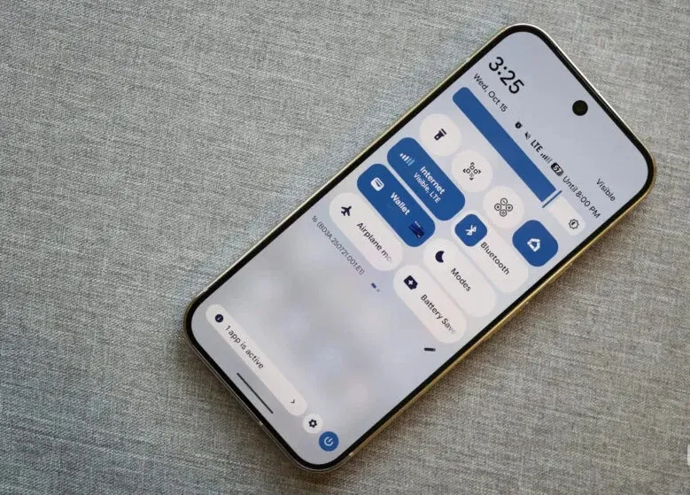 Cài đặt nhanh trên điện thoại Pixel 10 Pro (Ảnh: Internet)