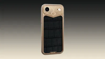 iPhone Air Zenith – phiên bản đắt giá nhất trong bộ sưu tập AirLine, làm từ vàng 18K và da cá sấu đen, chỉ 3 chiếc được sản xuất trên toàn thế giới (Ảnh: Internet) iPhone Air Zenith – phiên bản đắt giá nhất trong bộ sưu tập AirLine, làm từ vàng 18K và da cá sấu đen, chỉ 3 chiếc được sản xuất trên toàn thế giới (Ảnh: Internet)