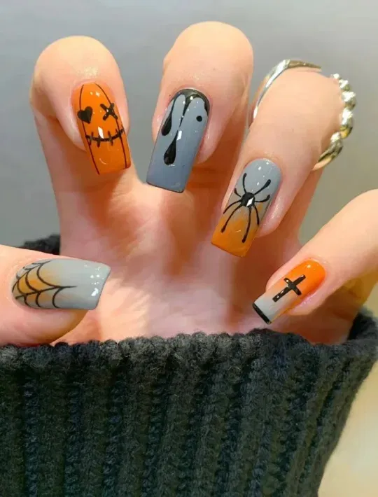 1001+ mẫu nail Halloween đẹp độc đáo, vừa kinh dị vừa ấn tượng ấn tượng độc đáo halloween Halloween nails kinh dị mẫu nail đẹp nail Halloween đẹp rùng rợn sang chảnh