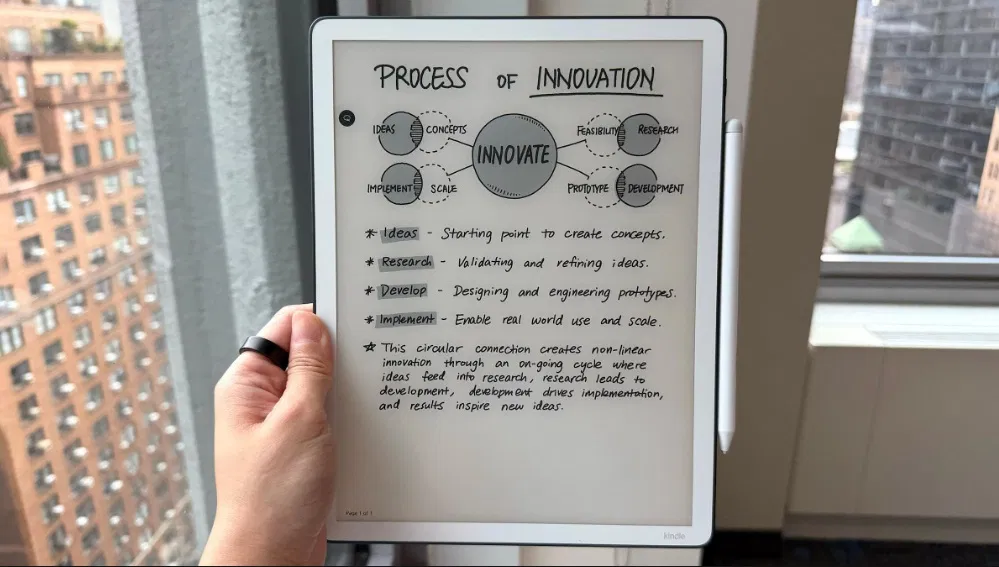 Máy tính bảng Kindle Scribe (Ảnh: Internet) Máy tính bảng Kindle Scribe (Ảnh: Internet)