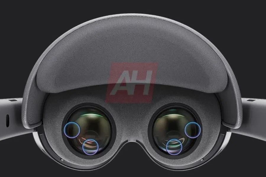 Cụm camera theo dõi chuyển động mắt bên trong giúp Galaxy XR nhận diện ánh nhìn của người dùng theo thời gian thực, mang lại cảm giác tương tác tự nhiên và trực quan hơn (Ảnh: Internet)