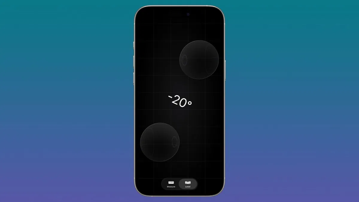 Ứng dụng Đo (Measure) (Ảnh: Internet)
