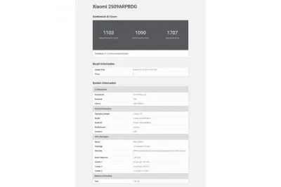 Điểm GeekBench AI của Poco Pad M1 (Ảnh: Internet) Điểm GeekBench AI của Poco Pad M1 (Ảnh: Internet)
