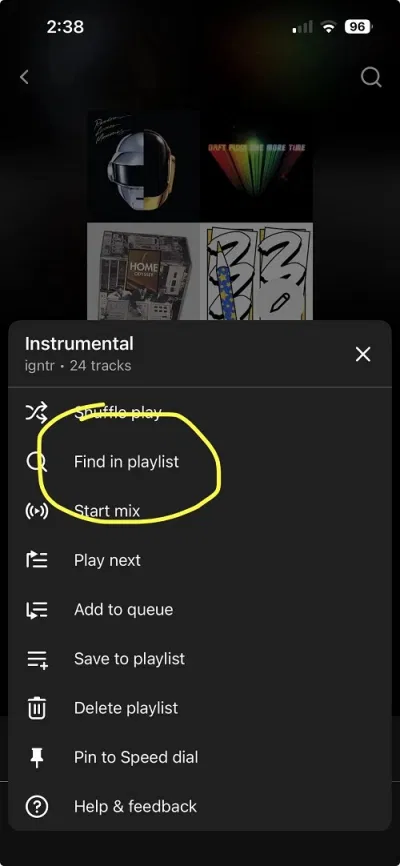 Người dùng phát hiện tính năng tìm kiếm bản nhạc trong danh sách phát trên YouTube Music (Ảnh: Internet) Người dùng phát hiện tính năng tìm kiếm bản nhạc trong danh sách phát trên YouTube Music (Ảnh: Internet)