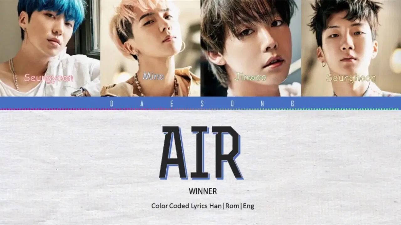 Bài hát Air. Nguồn: Internet Bài hát Air. Nguồn: Internet