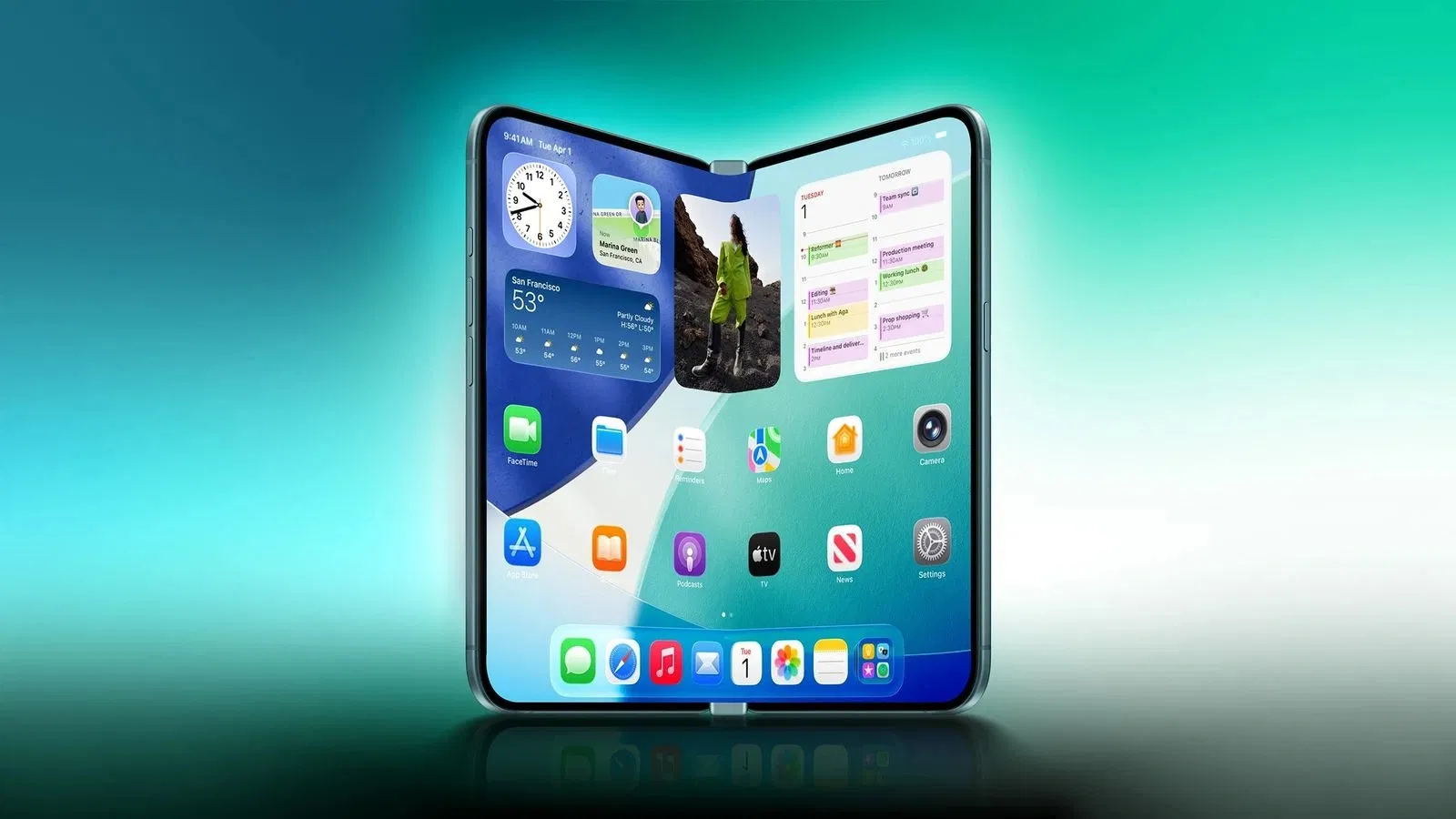 iPhone gập (Ảnh: Internet)