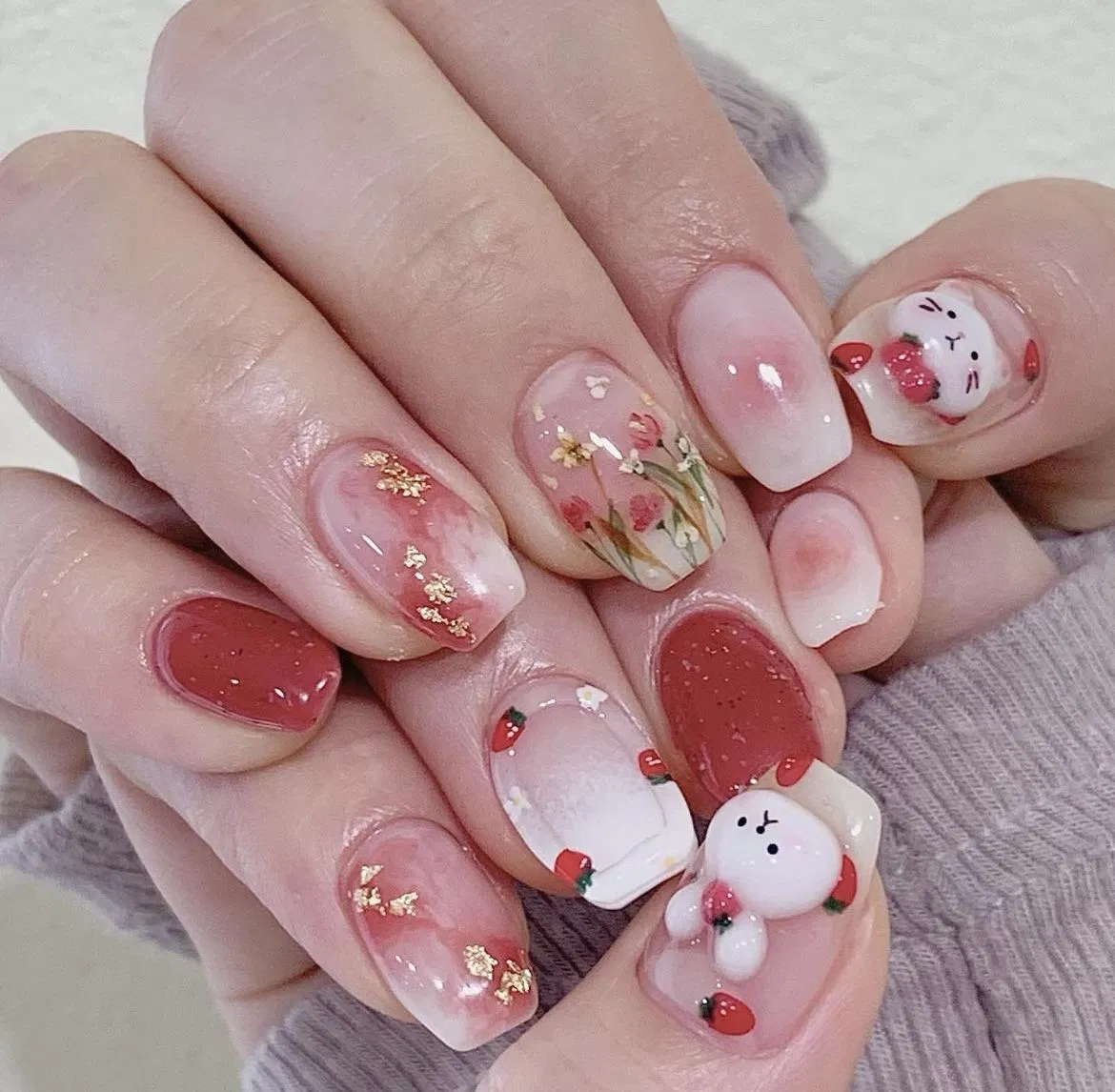 Đắp gel siêu cute Đắp gel siêu cute