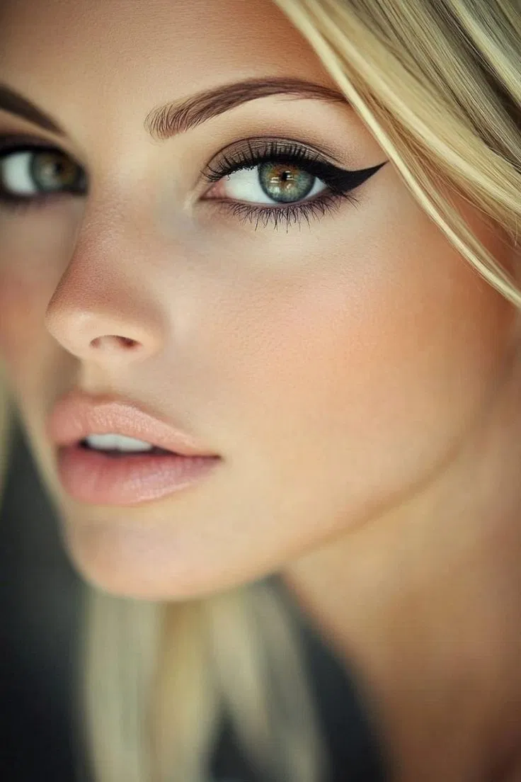 Winged eyeliner