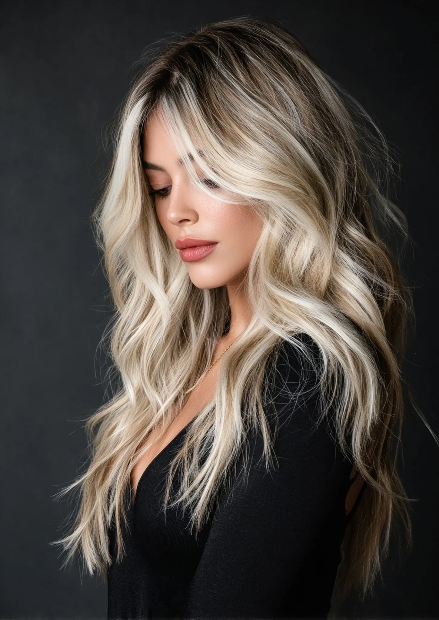 Chân tóc tương phản