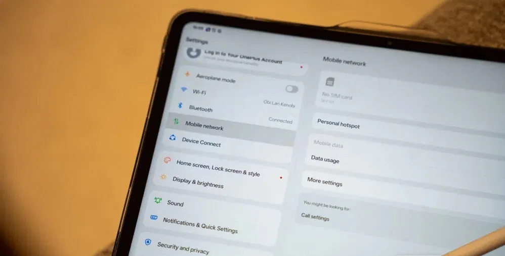 Hỗ trợ kết nối 5G của máy tính bảng OnePlus Pad Go 2 (Ảnh: Internet) Hỗ trợ kết nối 5G của máy tính bảng OnePlus Pad Go 2 (Ảnh: Internet)