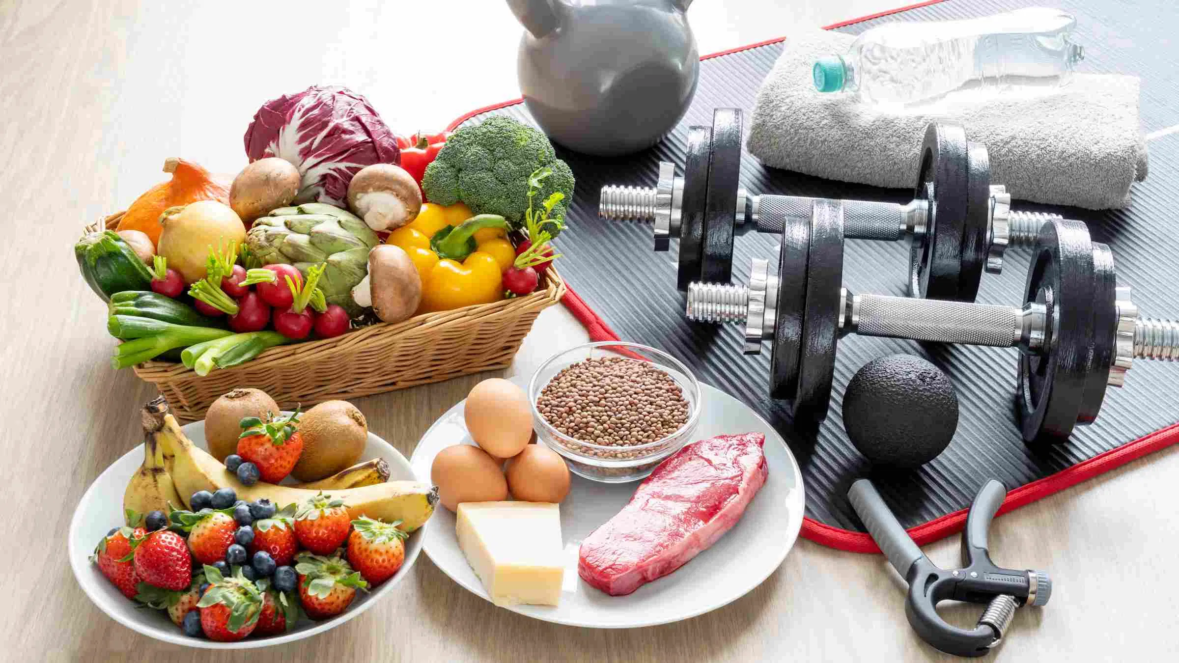 Ăn uống lành mạnh và tập thể dục thường xuyên