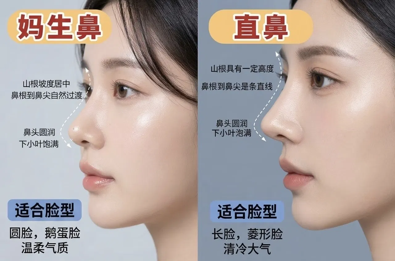 Dáng mũi cong tự nhiên