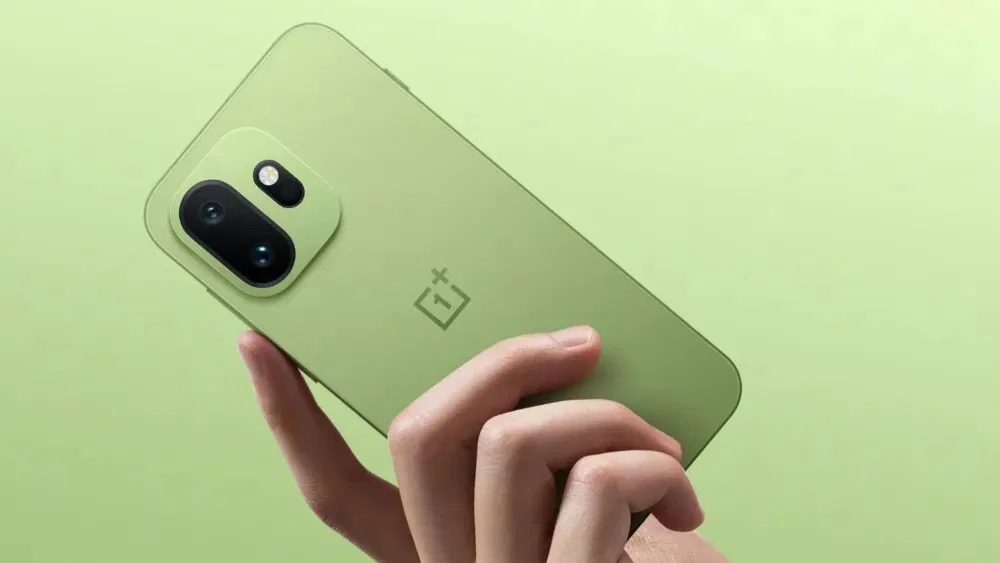 Điện thoại OnePlus 15T màu xanh lá cây (Ảnh: Internet)