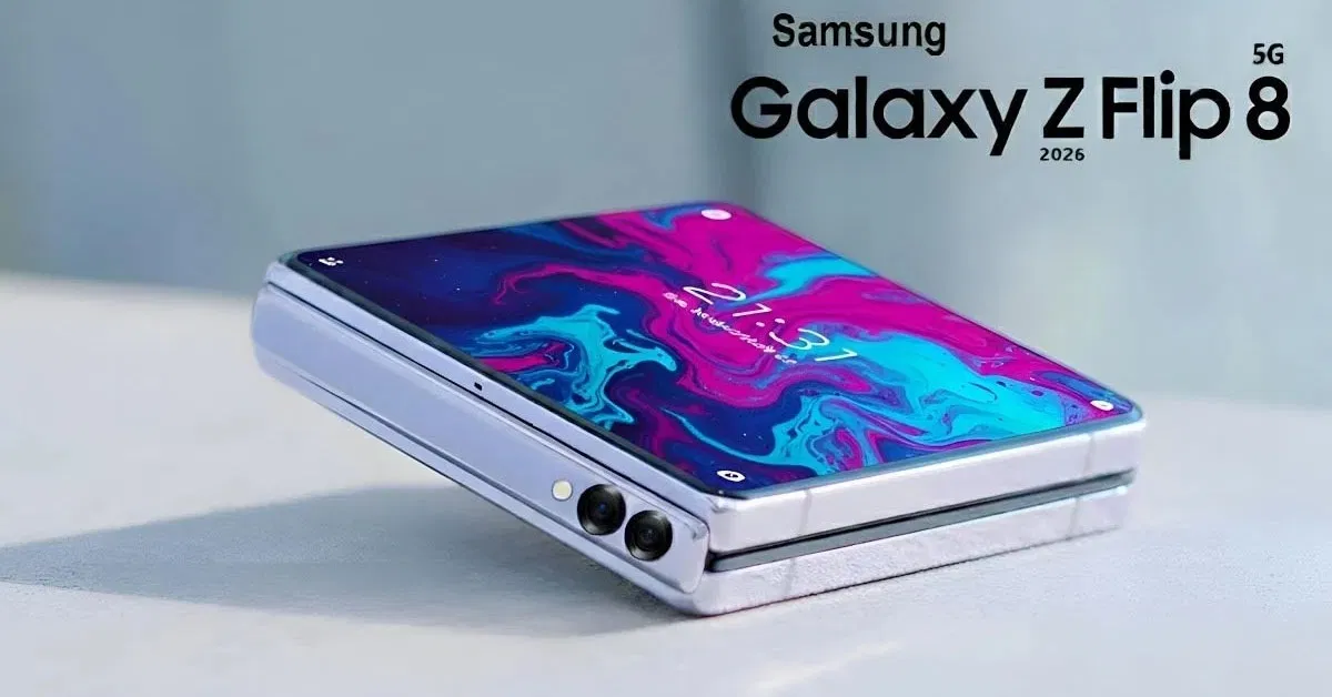 Hình ảnh dự đoán điện thoại màn hình gập Galaxy Z Flip 8 (Ảnh: Internet)