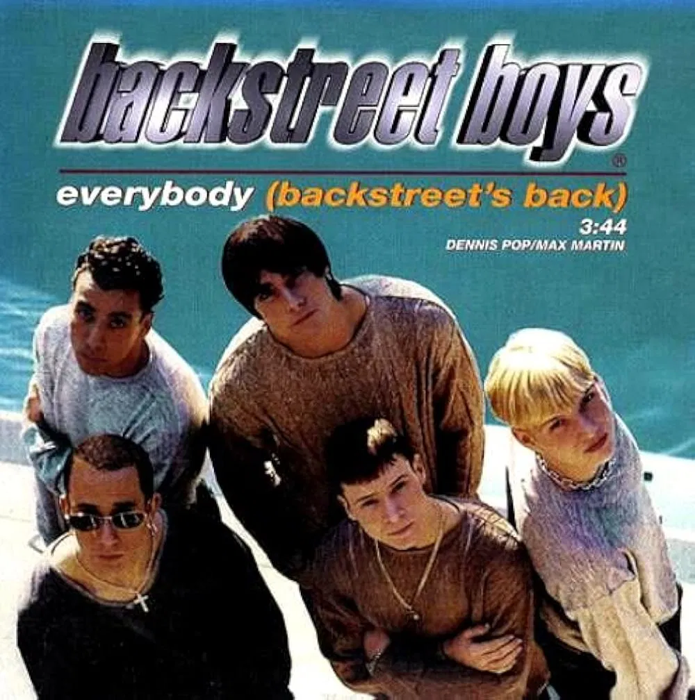 Bài hát Everybody (Backstreet's Back). Nguồn: Internet Top 10 bài hát hay nhất của nhóm nhạc Backstreet Boys âm nhạc Âu Mỹ boy band nhóm nhạc quốc tế Top 10 bài hát hay nhất của nhóm nhạc Backstreet Boys