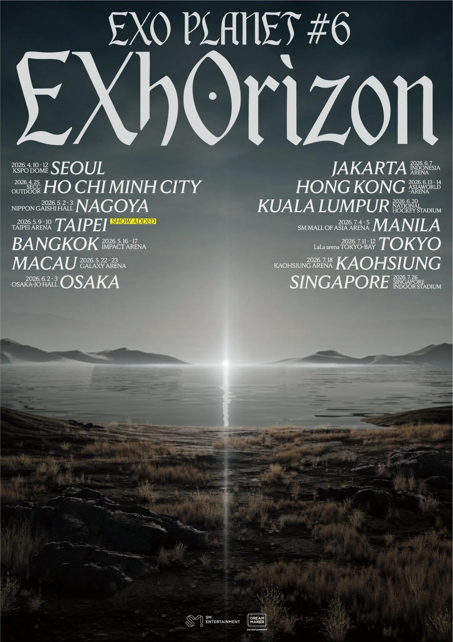 Concert của EXO sẽ diễn ra đến tháng 7 (Ảnh: Internet)