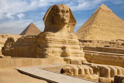 Tượng Nhân sư vĩ đại Giza. Nguồn: Internet Tượng Nhân sư vĩ đại Giza. Nguồn: Internet