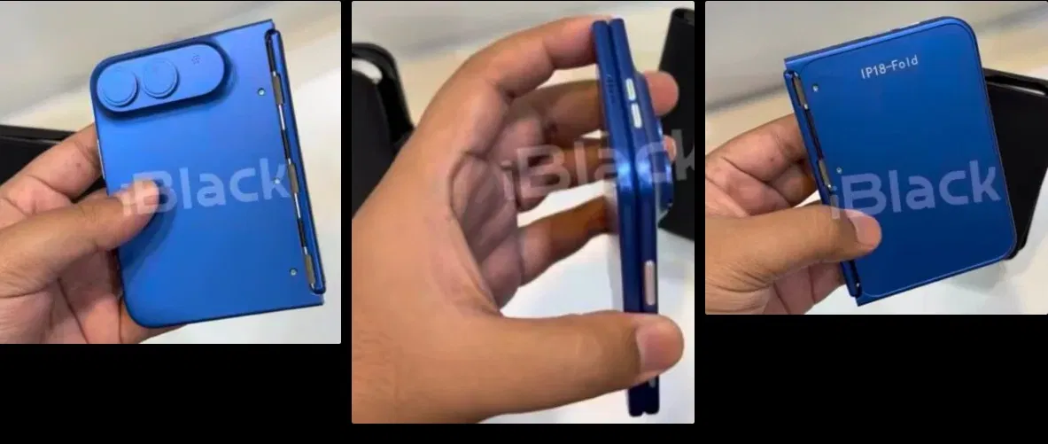 Hình ảnh rò rỉ iPhone Fold (Ảnh: Internet)