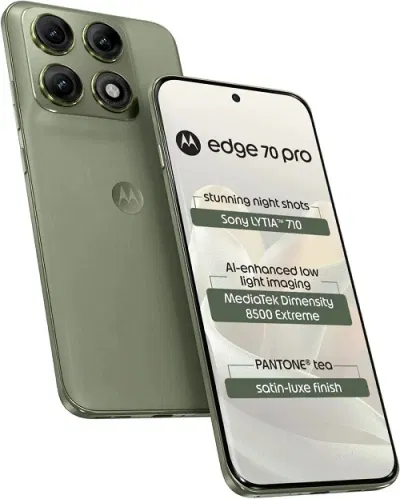 Điện thoại Motorola Edge 70 Pro phiên bản màu Pantone Tea (Ảnh: Internet) Điện thoại Motorola Edge 70 Pro phiên bản màu Pantone Tea (Ảnh: Internet)