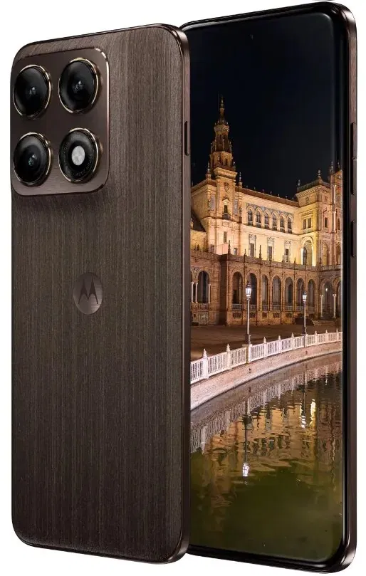Hình ảnh rò rỉ màu nâu đậm của điện thoại Motorola Edge 70 Pro (Ảnh: Internet)