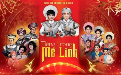 Vở cải lương Tiếng trống Mê Linh. Nguồn: Internet Vở cải lương Tiếng trống Mê Linh. Nguồn: Internet