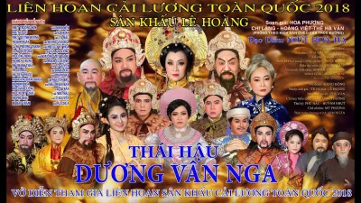 Vở cải lương Thái hậu Dương Vân Nga. Nguồn: Internet Vở cải lương Thái hậu Dương Vân Nga. Nguồn: Internet
