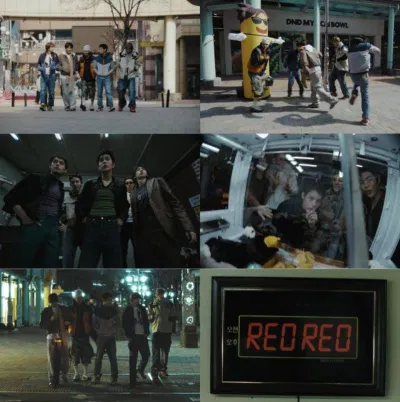 Các cảnh quay sáng tạo trong MV "REDRED" (Ảnh: Internet)