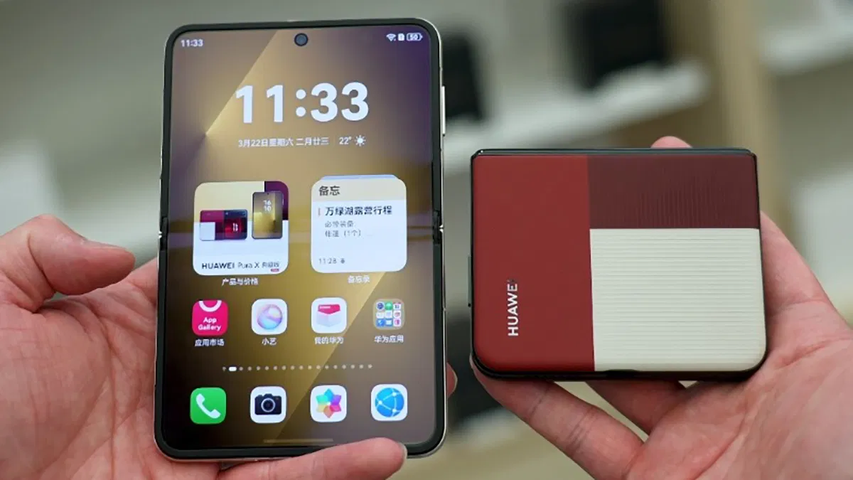 Huawei Pura X2 sẽ có màn hình trong 7,69 inch WQHD+, màn ngoài 5,5 inch, tỷ lệ rộng hơn (Ảnh: Internet)