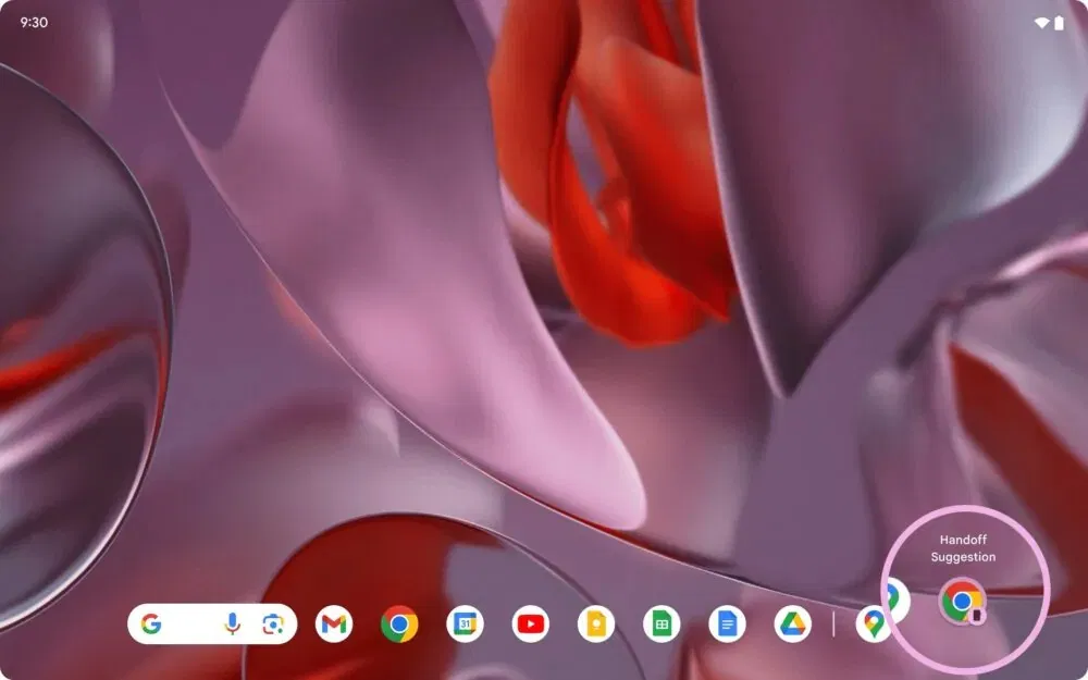 Tính năng Continue On trên Android 17 (Ảnh: Internet)