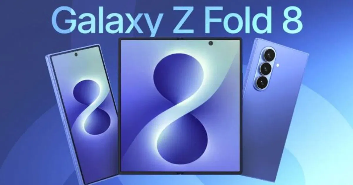 Hình ảnh dự đoán điện thoại màn hình gập Galaxy Z Fold 8 của Samsung (Ảnh: Internet)