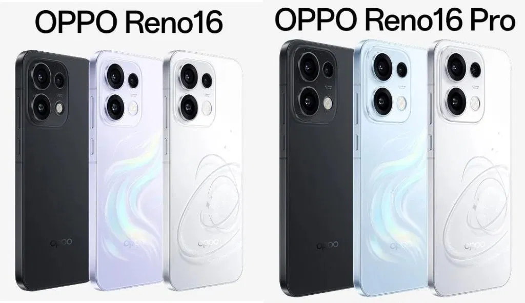 Dòng điện thoại OPPO Reno16 (Ảnh: Internet)