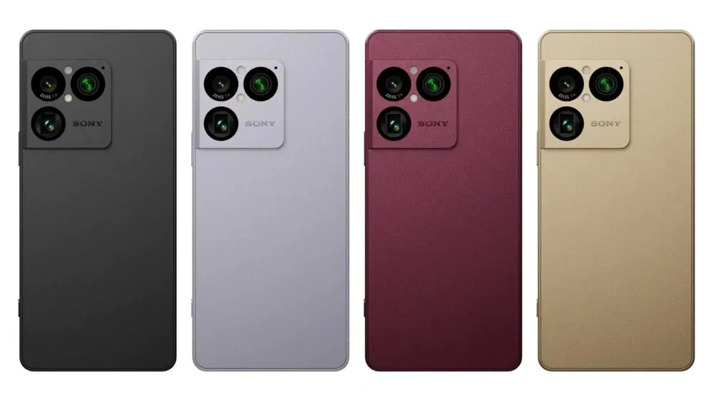 Hình ảnh chính thức của điện thoại Sony Xperia 1 VIII với tất cả các màu sắc (Ảnh: Internet)