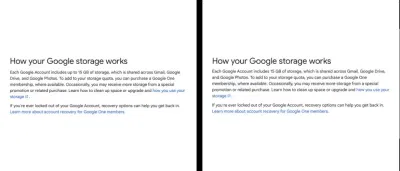 Trang hỗ trợ của Google phiên bản mới và cũ (Ảnh: Internet) Trang hỗ trợ của Google phiên bản mới và cũ (Ảnh: Internet)