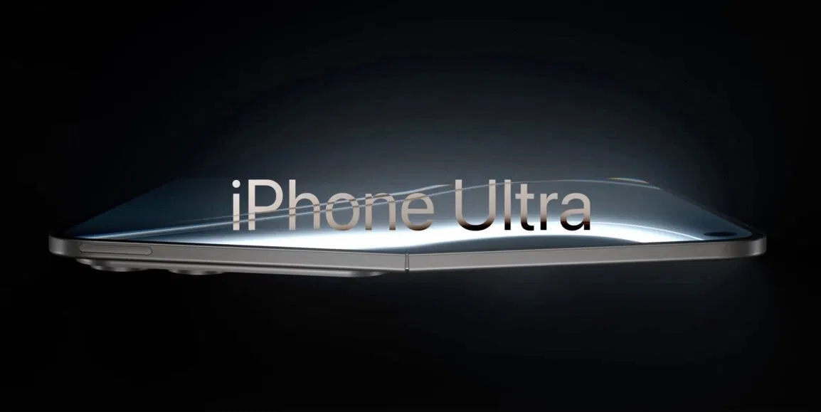 Hình ảnh dự đoán iPhone màn hình gập của Apple (Ảnh: Internet)