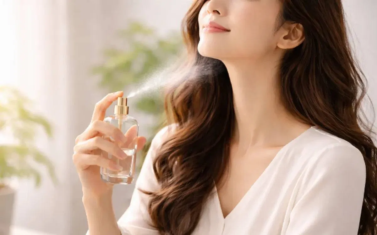Xịt vào các điểm mạch trên cơ thể