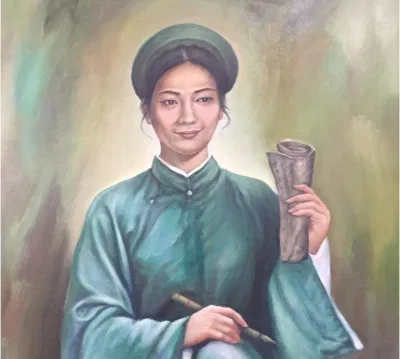 Nữ thi sĩ Hồ Xuân Hương. Nguồn: Internet Nữ thi sĩ Hồ Xuân Hương. Nguồn: Internet